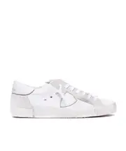 Philippe Model Paris Logo Patch Low-Top Sneakers 44,45,46,47,40,41,42,43 White