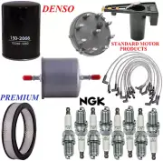 Tune Up Kit Filters Cap Wire Plugs For FORD THUNDERBIRD V8 5.0L 1984-1985 (for: Ford)