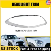 2x Headlight Trim Ring Bezel For MINI R60 Cooper Countryman 2011-2016 Chrome UK (for: Mini)