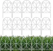 Garden Fence Animal Barrier, Animal Barrier for Dog - Heavy-Duty Garden Accessories, Weather-Resistant Outdoor Decor for Pet Containment Temporary Barrier