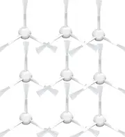 [YBVABE] 9-Pack Side Brush for Dreame L20 Ultra, L10s Pro Ultra Heat, L10s Ultra,L10s Plus, D10s Plus, D10 Plus, D9 Max, D9, L10 Pro, Z10 Pro, L10 Prime Robots Vacuum (White)