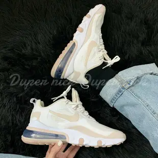 Nike Air Max 270 React 白桃綠97 白黑/奶茶