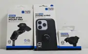 QUAD LOCK KIT iPHONE 14 PRO MAG Case, Dampener, FORK STEM Mount Pro *EXPRESS*