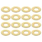 100Pcs Brass Flat Washer, M4x9x0.5mm Brass Washer Assortment for Screws Bolts
