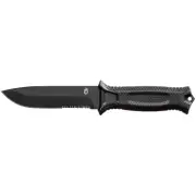 Gerber USA Made StrongArm Fixed Blade Serrated Tactical Knife - Black BRAND NEW