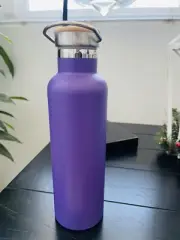 Vacuum Flask Coffee Bottle Thermo Stainless Steel 25oz Purple New