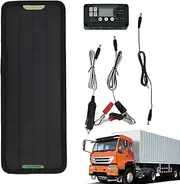 Trickle Charger - 12V Solar Panel Maintainer | Waterproof Solar Battery Reduce Energy Use for Trucks, Tractors, Motorcycles, Reliables Solar Battery Charger for Long-Lasting Performance