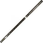 Dizi Bitter Bamboo Flute for Beginners with Free Membrane & Glue & Protector Set Traditional Chinese Instrument (Bitter Bamboo Black, Key of D)
