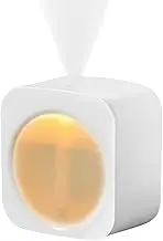 Small Humidifier for Desk - Silent USB Charging Desk Humidifier | USB Charging Night Light Timer Function for Workplace Greenhouse Spa Classroom Car Interior Library Dorm