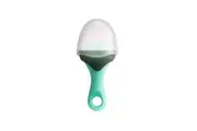 Boon Baby Infant Child Pulp Silicone Feeder Teether Weaning Utensil Mint GRN 6m+