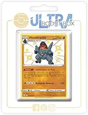 my-booster SWSH045-FR25-UB-SV069 Monthracite (Montecarbo) SV069/SV122 Secret Iridescent Myboost X Epée et Bouclier 4.5 Destinées Radieuses Box of 10 French Pokémon Cards