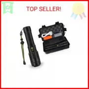 12000 Lumen Flashlight, USB Rechargeable Flashlight XHP70.2, High Powered Handhe