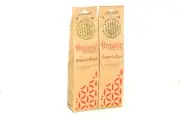 2 X Organic Goodness Dragon's Blood 12 Jumbo Incense cones & Burner