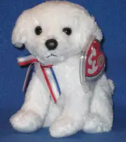 TY FIREWORKS the DOG BEANIE BABY - MINT with MINT TAGS