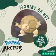Golem Shiny ✨ Legends Pokémon Arceus 6 IV Max Effort Alpha Leggende Custom