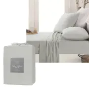 Ardor Micro Flannel Sheet Set Silver Single
