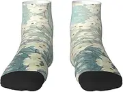[JBYJBX] Spring Flower Blossoms Print Adult Socks Womens Mens Workout Thermal Cozy All-Season Gift Holiday Articles Use