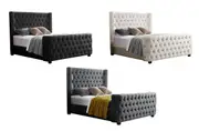 Milan Bed Tufted Headboard & End board- King/Queen Size