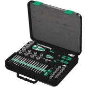 Wera Zyklop Metric 1/4??? & 1/2" Drive Speed Ratchet Socket/Bit Set (43-Piece Se