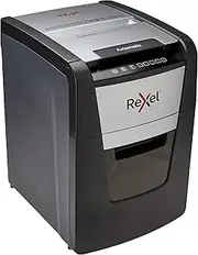 [Rexel] Optimum Auto Feed+ 100 Sheet Automatic Micro Cut Paper Shredder, P-5 Security, Home/Home Office, 34 Litre Removable Bin, 2020100MAU