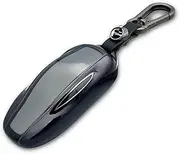 TANDRIVE Key Fob Cover Holder For Tesla Model Y 3 (S X)，Black