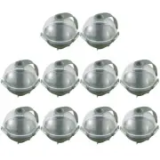 10 Pcs Ice Hockey Mold Molds Plastic Ball Sphere Maker