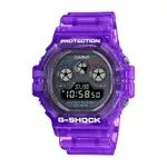 【富安鐘錶】全新 CASIO卡西歐 G-SHOCK 懷舊復古 電玩風格 半透明 光透紫 DW-5900JT-6