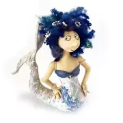 Cloth Art Doll Pattern "Fennella the Mermaid" by Jill Maas
