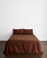 Espresso Organic Cotton Bedding Set