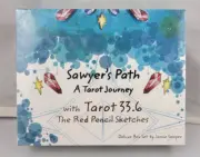Sawyer's Path Tarot Journey 33.6 Red Pencil Sketches Deluxe Box Set OOP SEALED