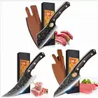 Meat Cleaver Hand Forged Boning Knife Serbian Chef Knife Butcher Fish Knife