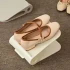 Anti-slip Shoe Holder Adjustable Shoes Tray Shoe Storage Rack for Home
