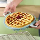 Silicone Waffle Mould, Muffin Pans Moulds,4 Cavity Waffle Maker Baking Tray