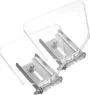 Scicalife Grinder Tool 2pcs Bench Grinder Eye Grinder Eye Shield Replacement Kit Stainless Steel Attachment Grinder Tool Shield for Most Bench Grinders Use 18X13.3X1.4CM Bench Grinder Stand