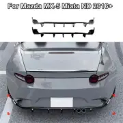Car Rear Canard Bracket Deflector guard Bumper Diffuser Spoiler Splitter Chin 20
