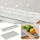 Rectangle Dish Racks Tableware Drainage Tray Hot Tea Tray Sink Drying Rack.