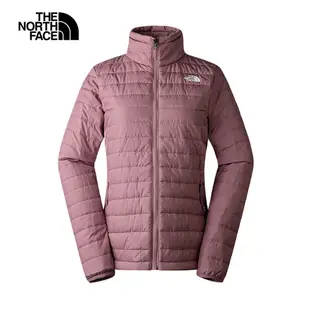 The North Face北面 北臉女款紫色防水透氣保暖連帽三合一外套 雪地保暖 衝鋒衣