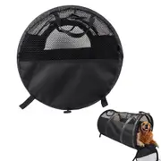Foldable Water-resistant Car Kennel CratePortable Breathable Pet Cage Dogs Carrier for Travel with Storage Bag