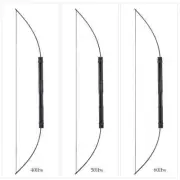 Folding Takedown Bow 54 Inches Straight Pull Longbow for Archery Bow