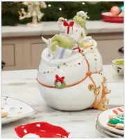 NIB Lenox 894169 Merry Grinchmas GRINCH 9" Porcelain Cookie Jar