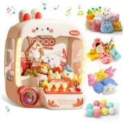 64 PCS Bunny Claw Machine for Kids Girls,Vending Machine Toys with Sound