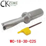 1× C25-3D-18 WC03 CNC U Drill / Indexable Drill Bit ΦWC-18-3D-C25,For WCMT030208