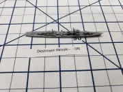 Destroyer - Akizuki Class - IJN - Wargaming - Axis and Allies - Naval Miniature