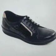 NEW PADDERS ATOM COMFORT SHOES WOMENS 8.5 E WIDE SNEAKERS BLACK CROC