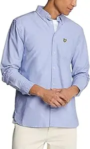 [LYLE & SCOTT] Men's Plain Oxford Shirt, Blue