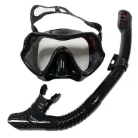 在飛比找蝦皮商城精選優惠-潛水鏡呼吸管套裝男女新款成人大框矽膠面鏡游泳浮潛面罩潛水眼鏡