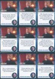 Star Trek The Next Generation A&I #58 Professor Moriarty with ALL 9 Variations