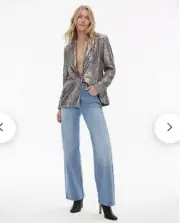 witchery sequin blazer size 4 brand new with tags rrp $399