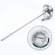 Stainless Steel Back Brat Pizza Grill Oven Bimetal Dial Thermometer 200°C Degree