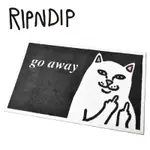 RIPNDIP 中指貓 RND0641N GO AWAY RUG RUG 地墊 / 腳踏墊 (黑白色) 化學原宿